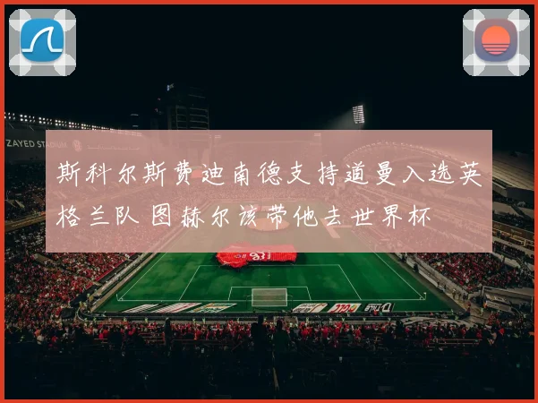 斯科尔斯费迪南德支持道曼入选英格兰队 图赫尔该带他去世界杯